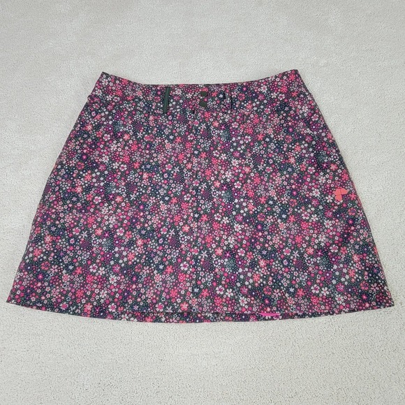 Krimson Klover Women's M Hillside Blooms Kerry Hiking Golf Casual Skirt Skort - Picture 2 of 15